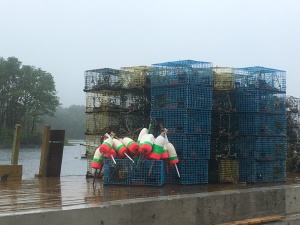 Kennebunkport lobster traps