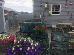 Lobster traps at Boothbay